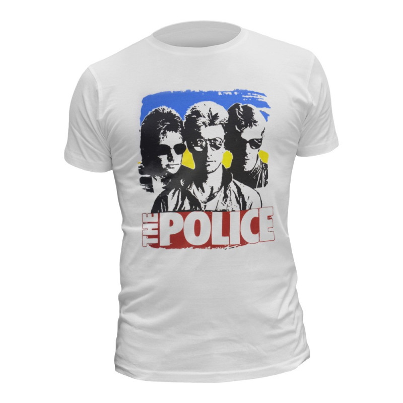 Image du T-shirt Homme The Police - Band Photo Sunglasses www.Casimor.com 