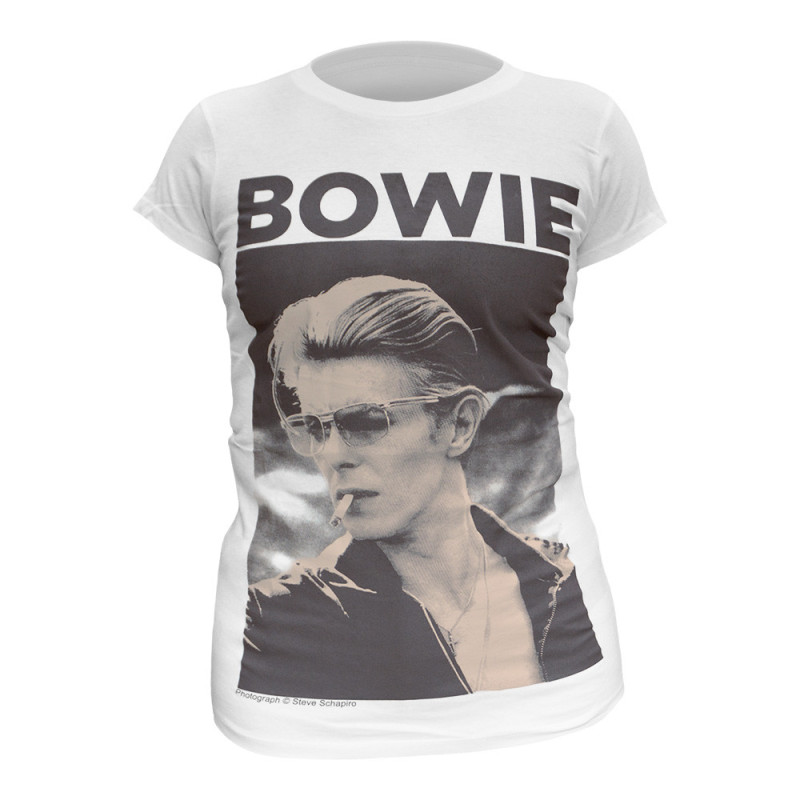 Image du T-shirt Femme David Bowie - Smoking www.Casimor.com 
