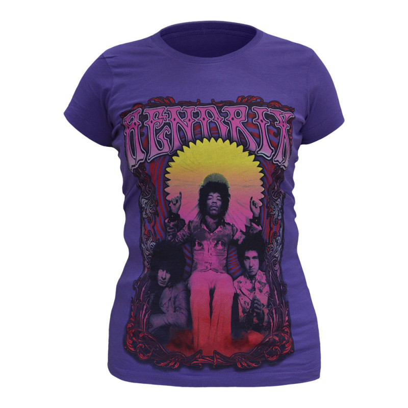 Image du T-shirt Femme Jimi Hendrix - Karl Ferris Wheel www.Casimor.com 