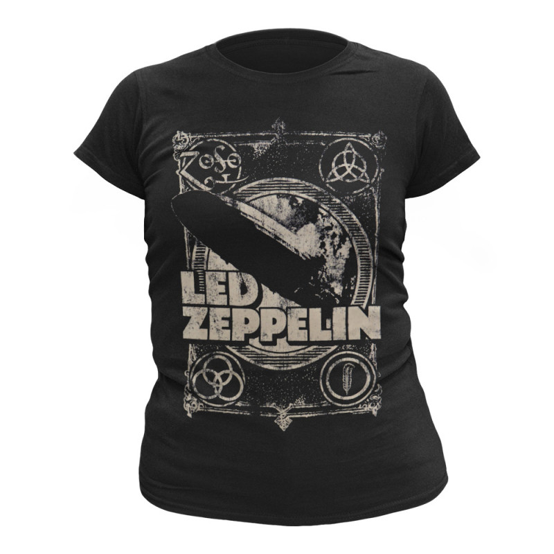 Image du T-shirt Femme Led Zeppelin - Vintage Print LZ1 www.Casimor.com 