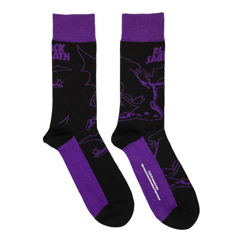Image du Chaussettes Black Sabbath - Logo & Demon www.Casimor.com 