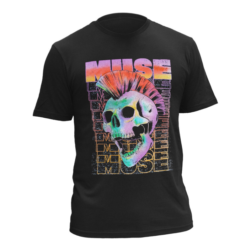 Image du T-shirt Homme Muse - Mowhawk Skull www.Casimor.com 