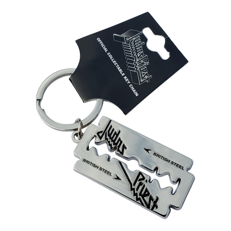 Image du Porte-Clé Judas Priest - British Steel Razor www.Casimor.com 