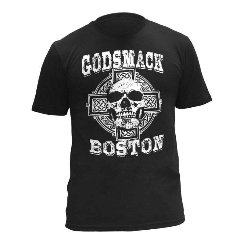 Image du T-shirt Homme Godsmack - Boston Skull www.Casimor.com 