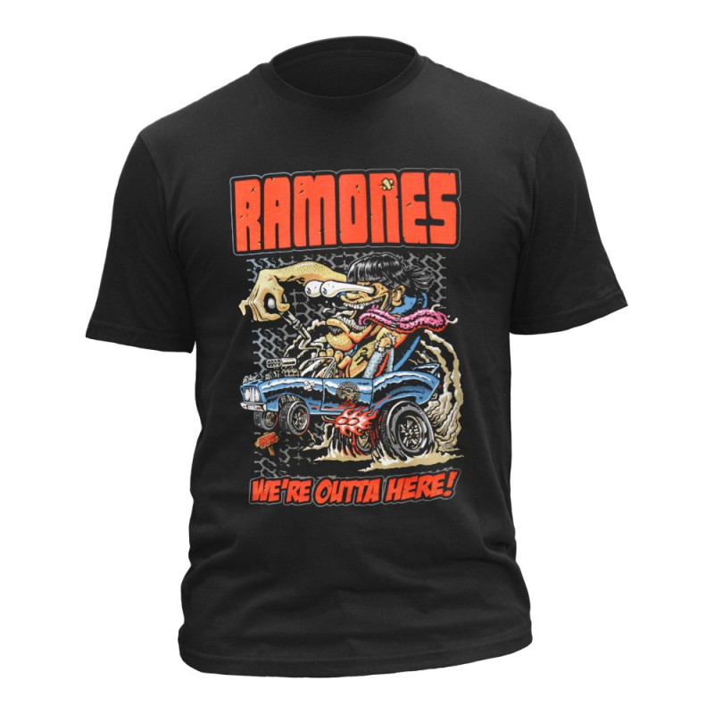 Image du T-shirt Homme Ramones - Outta Here www.Casimor.com 